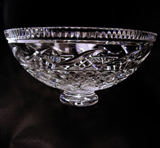 Vintage  Large Wedding gift - Waterford Crystal Pedestal bowl - 11&quot; irish crysta - £176.55 GBP