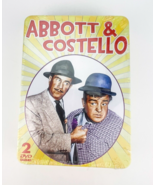 Abbott &amp; Costello 1949 1956 2 Disc Set Embossed Tin Case DVD - £12.90 GBP