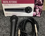 Digital Reference DRV100 Dynamic Cardioid Handheld Microphone &amp; Cable in... - $24.18