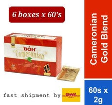 6 Boxes X 60 teabags BOH Plantation Cameronian Gold Blend Tea shipment b... - £93.37 GBP