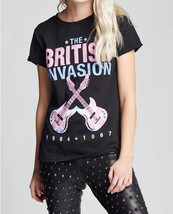 Recycled Karma british invasion band tee in Vintage Black - $42.00