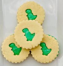 Dino Oreo Cookies with All-Natural Green Vanilla Filling - $41.95