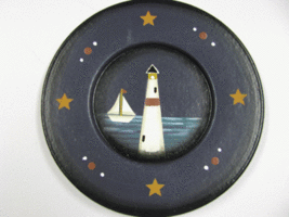  Wood Plate RPM-6 Lighthouse  - $6.95