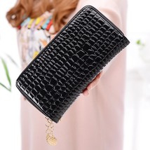 Hy new wallet for women classic fashion multi card slot large capacity solid color blue thumb200