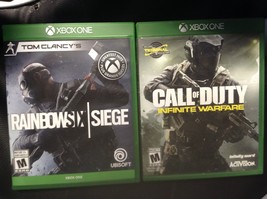 Set Of 2 Rainbow Six Siege [new/ Sealed]+ Cod Infinite Warfare (Xbox One) / Used - £7.77 GBP