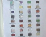 (R-69) Real specimens GEM gemstone Mineral IDENTIFICATION I.D. ID chart ... - $16.82