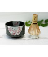 Handcrafted Ceramic Matcha Set - Japanese Matcha Bowl, Bamboo Matcha Whi... - $54.69 CAD