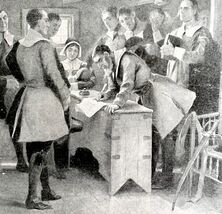 Singing The Compact Mayflower 1899 Victorian American History Ephemera DWZ2 - $28.01 CAD