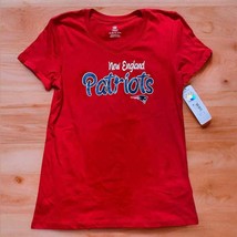 Girls Red New England Patriots T Shirt Size XL 14/16 NWT - £9.36 GBP
