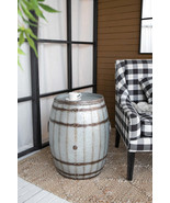 Drum Side Table | 22.5&quot;x22.5&quot;x26&quot; | Compact &amp; Stylish Home Decor - $3,398.65 MXN
