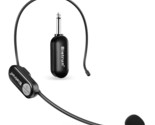 Wireless Microphone Headset With 1/4&#39;&#39;Plug, 165Ft Range, Uhf Wireless He... - £44.86 GBP