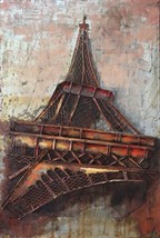 Primo Mixed Media Sculpture - Eiffel Tower 1 - £241.17 GBP