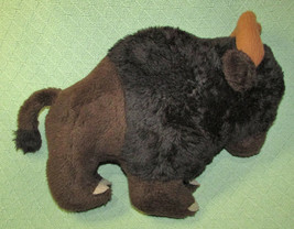 1979 Pillow Pets Buffalo Dakin Bison Large 15" Brown Stuffed Animal Vintage Toy - $18.26