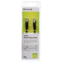 Belkin 7-Feet Cat5E Patch Ethernet Network Cable, Black (PCF5-07BKS-SN) - $16.99