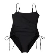 Loft Women&#39;s Size XX-Large One-Piece Swimsuit Shirred Side Tie Fully Lin... - $273.09 MXN