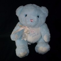 VINTAGE TB TRADING MY FIRST TEDDY BEAR BABY BLUE RATTLE STUFFED ANIMAL P... - £36.60 GBP