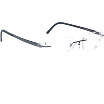 Silhouette Eyeglasses 5452 40 6059 Titan Blue Rimless Frame Austria 52[]17 135 - £91.91 GBP