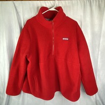 Vineyard Vines Fleece Sweatshirt Womens 2X Red 1/2 Zip - Excellent! - £36.47 GBP