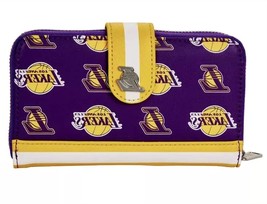 Loungefly Women&#39;s Nba La Lakers Logo Snap Wallet Size One Size - $46.53
