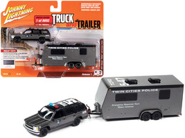 1997 Chevrolet Tahoe &quot;SWAT&quot; Custom Gray Metallic and Black with &quot;Twin Cities Pol - £27.82 GBP
