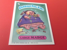 1986  TOPPS   LARGE  MARGE   GARBAGE  PAIL  KIDS #122 b  STICKER  SERIE ... - £91.63 GBP