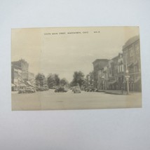 Postcard Wadsworth Ohio South Main Street Photo Vintage Litho Print UNPOSTED - £4.77 GBP