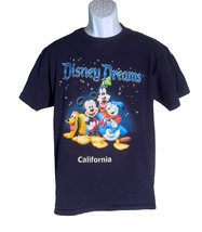 DISNEY DREAMS Short Sleeve Cotton T-Shirt Blue Medium - $7.91