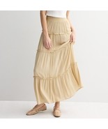 Juniors&#39; SO® Tiered Maxi Skirt, Girl&#39;s, Size: XL, Basswood - $357.41 MXN