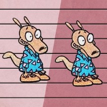 2PCS DIY Rocko 90s Cartoon Embroidered Patch Set of 2 Patches Iron On Se... - $19.99