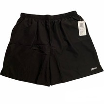 Asics Running Core Pocketed Jogging Bottoms Shorts Black Mens XL NWT MS7... - £12.57 GBP