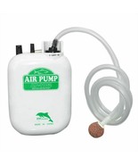 Aquarium Air Pump Adjustable Fish Tank Oxygen Battery Operate Bubbler Po... - £18.04 GBP