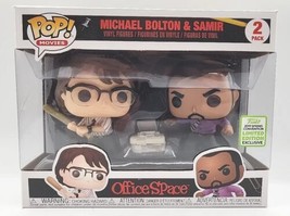 Funko Pop! Movies Office Space 2 Pack Michael Bolton &amp; Samir TSB - £55.94 GBP