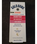 Gold Bond Medicated  Diabetic DrSkin Relief FOOT Cream, 3.4 Oz (H2) - £9.72 GBP