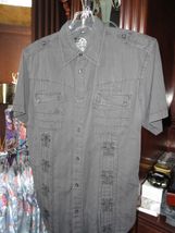 Roar - Black Short Sleeve Shirt | Size: Medium - $74.25