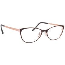Blackfin Eyeglasses BF765 Casey COL.1168 Brown/Pink Cat Eye Italy 49[]15... - $399.99