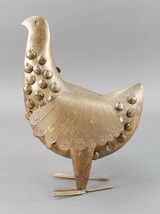 Oswaldo Guyasamin Joaquin Taller Ecuador MCM Brass Bird Metal Art Sculpture - £551.54 GBP