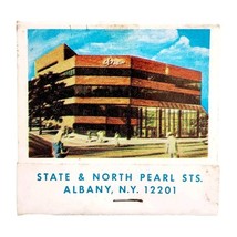 Albany NY Savings Bank Vintage Matchbook Upstate New York Unstruck E78A - $19.99