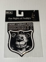 NEW 2016 BioWorld Five Nights At Freddys&quot; Decal Fazbears Pizza Security - $6.99