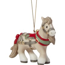 Precious Moments 211016 May Your Neighs Be Merry and Bright Annual Animal Bisque - £19.83 GBP