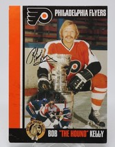 Philadelphia Flyers Bob “The Hound” Kelly Autographed 5x8 Card - £15.54 GBP