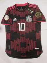 Diego Lainez Mexico Olympics Qualifying Match Black Home Soccer Jersey 2020-2021 - £71.94 GBP