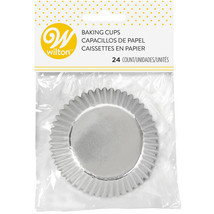 Wilton Silver Foil Cupcake Liners 24Count 1 Pack of 1 Piece - $24.74