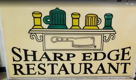 AUTHENTIC HUGE Vintage Sharp Edge Bar Restaurant 48x84&quot; Sign *Pickup only* - £233.53 GBP