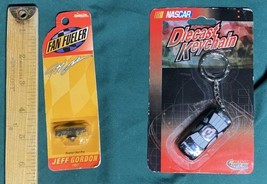 Jeff Gordon #24 1997 Pewter Hat Pin and Dale Earnhardt Diecast Keychain #3  - £5.31 GBP