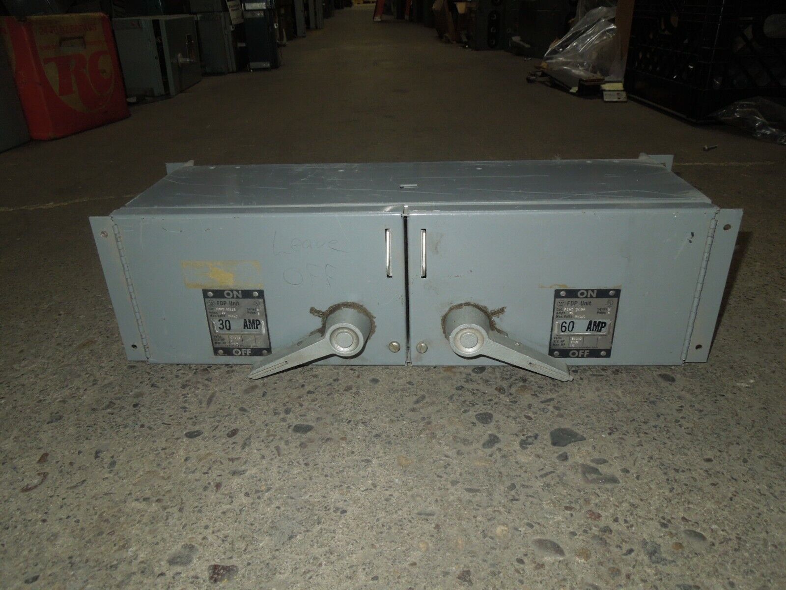 Westinghouse FDPT3212R 30/60A 3P 240V Twin Fusible Panelboard Switch Used - $450.00