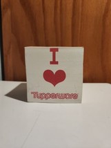 Memo Note Cube I Love Tupperware from the 80&#39;s - £26.31 GBP