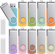 USB Flash Drive 16GB 10 Pack Multicolor USB 2.0 Memory Stick 16GB Thumb Drives Z - £43.67 GBP