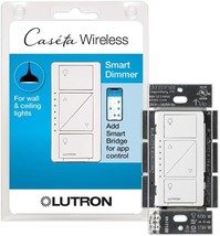 Lutron Caséta Wireless Smart Lighting Dimmer Switch For Wall And, Wh | White. - £62.08 GBP