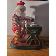 Vintage Telco Santa On Line Motion-ettes Animated Santa Claus tested working - £57.22 GBP