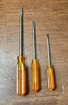 Vintage 1960&#39;s Marx Toy Tools ~ 3 screwdrivers - £15.95 GBP
